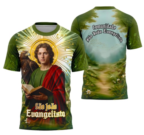 Camisa São João Evangelista Católica Religião