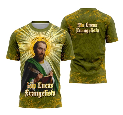 Camisa São Lucas Evangelista Religião