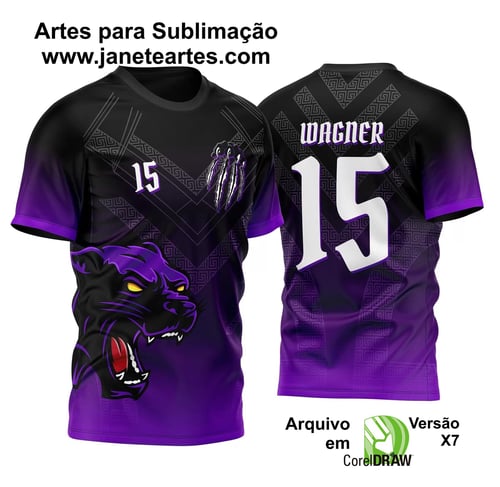 Arte Vetor Camisa InterClasse Pantera Negra um Novo Estilo 2023
