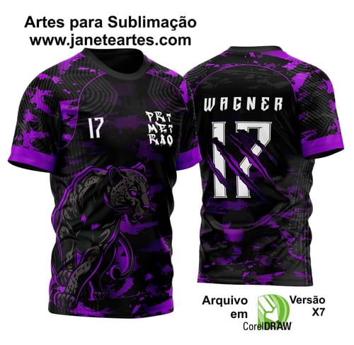 Arte Vetor Camisa Pantera Negra Roxa Primeirão Formandos 2023