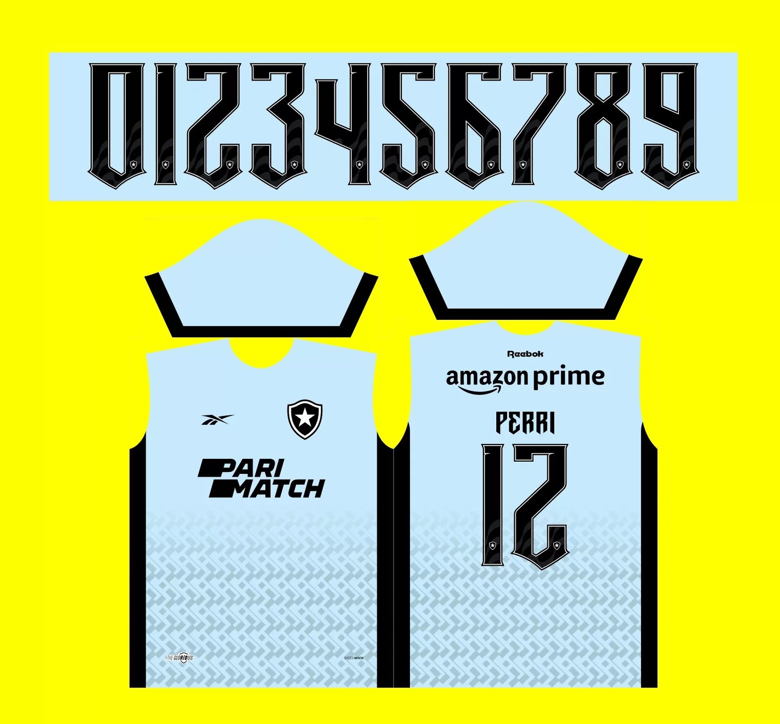 Arte Vetor Camisa Botafogo Goleiro 2023-24