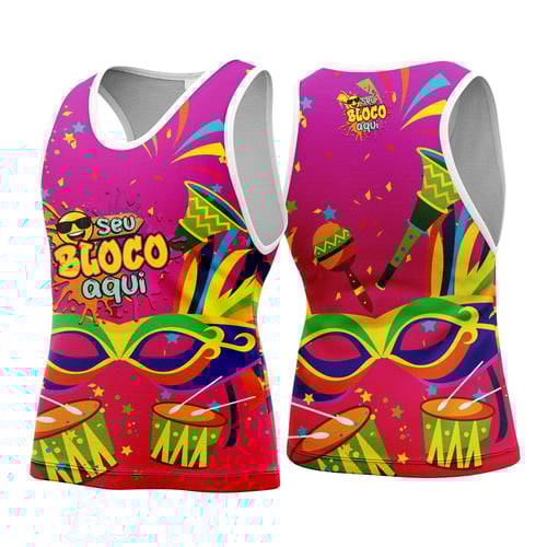 Camisa Abadá Carnaval Personalizada 2026