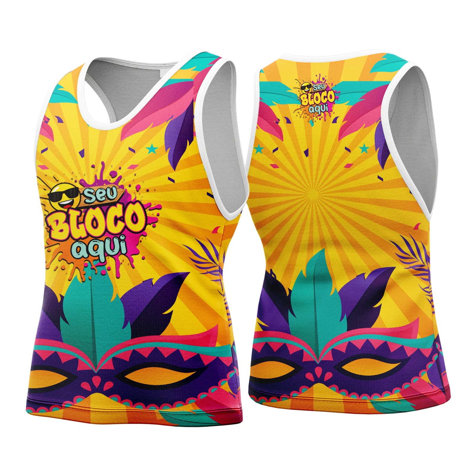 Camisa Abadá Carnaval Personalizada 2026