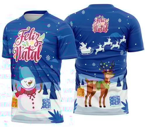Camisa de Natal Natalina Festiva