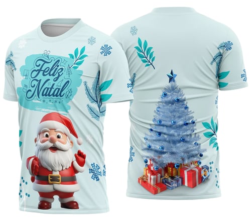 Camisa de Natal Natalina Festiva