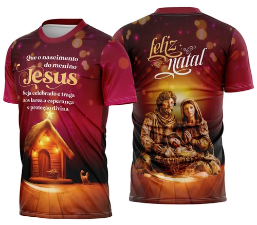 Camisa de Natal Natalina Festiva