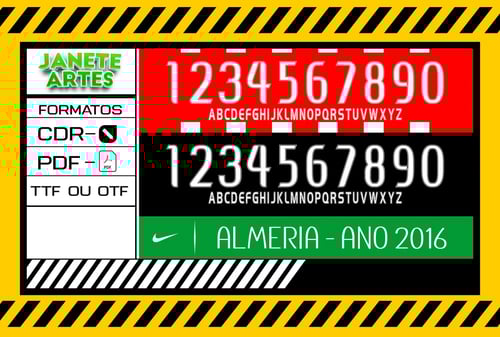 Fonte de Time Tipografia Almeria 2016