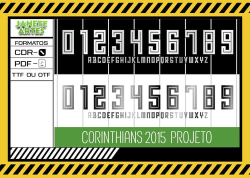 Fonte de Time Tipografia Corinthians 2015