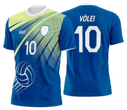 Arte Uniforme de Vôlei Personalizado Profissional