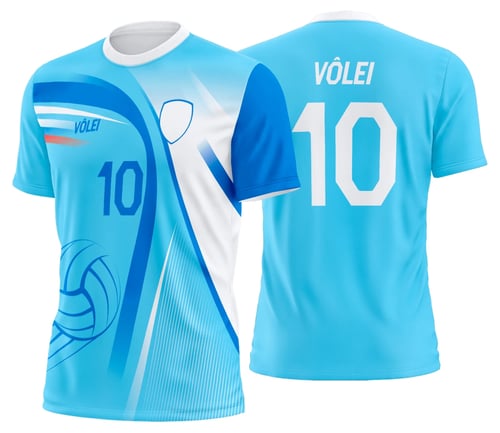 Arte Uniforme de Vôlei Personalizado Profissional