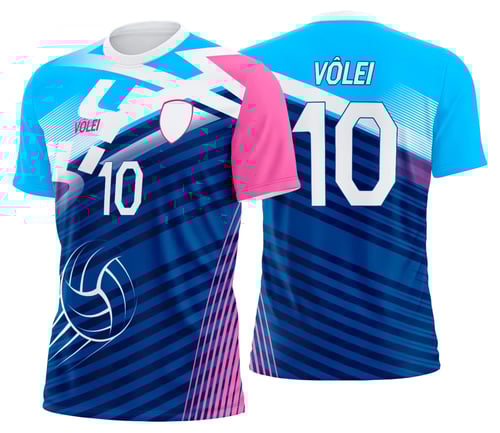 Arte Uniforme de Vôlei Personalizado Profissional