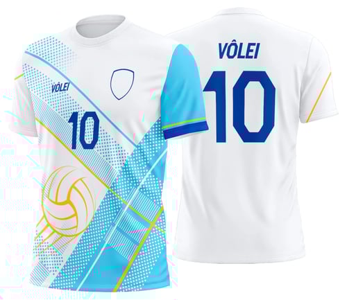 Arte Uniforme de Vôlei Personalizado Profissional