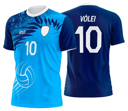 Arte Uniforme de Vôlei Personalizado Profissional