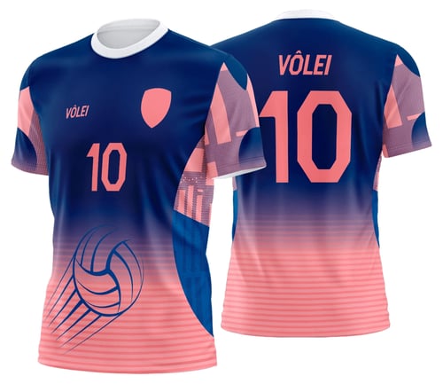 Arte Uniforme de Vôlei Personalizado Profissional