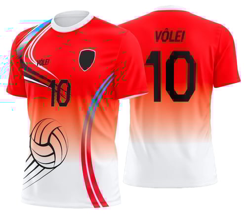 Arte Uniforme de Vôlei Personalizado Profissional