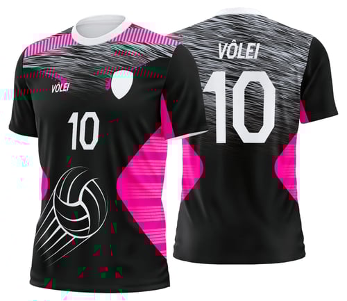 Arte Uniforme de Vôlei Personalizado Profissional