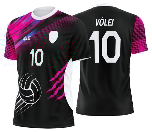 Arte Uniforme de Vôlei Personalizado Profissional