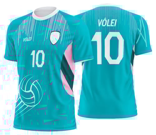 Arte Uniforme de Vôlei Personalizado Profissional