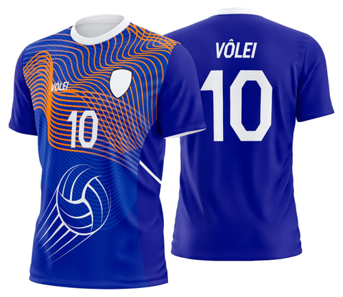 Arte Uniforme de Vôlei Personalizado Profissional
