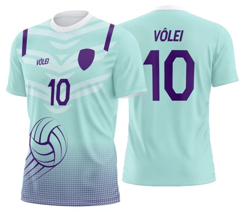 Arte Uniforme de Vôlei Personalizado Profissional