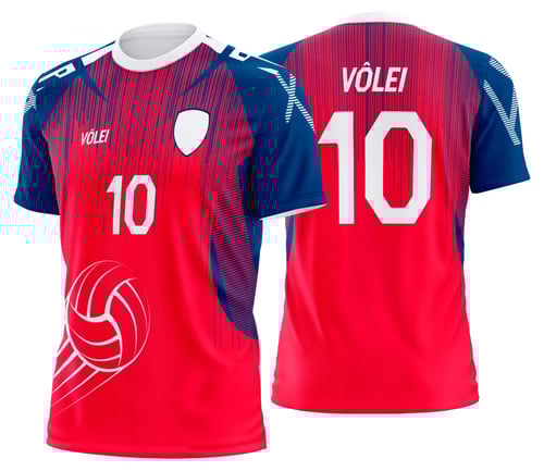 Arte Uniforme de Vôlei Personalizado Profissional