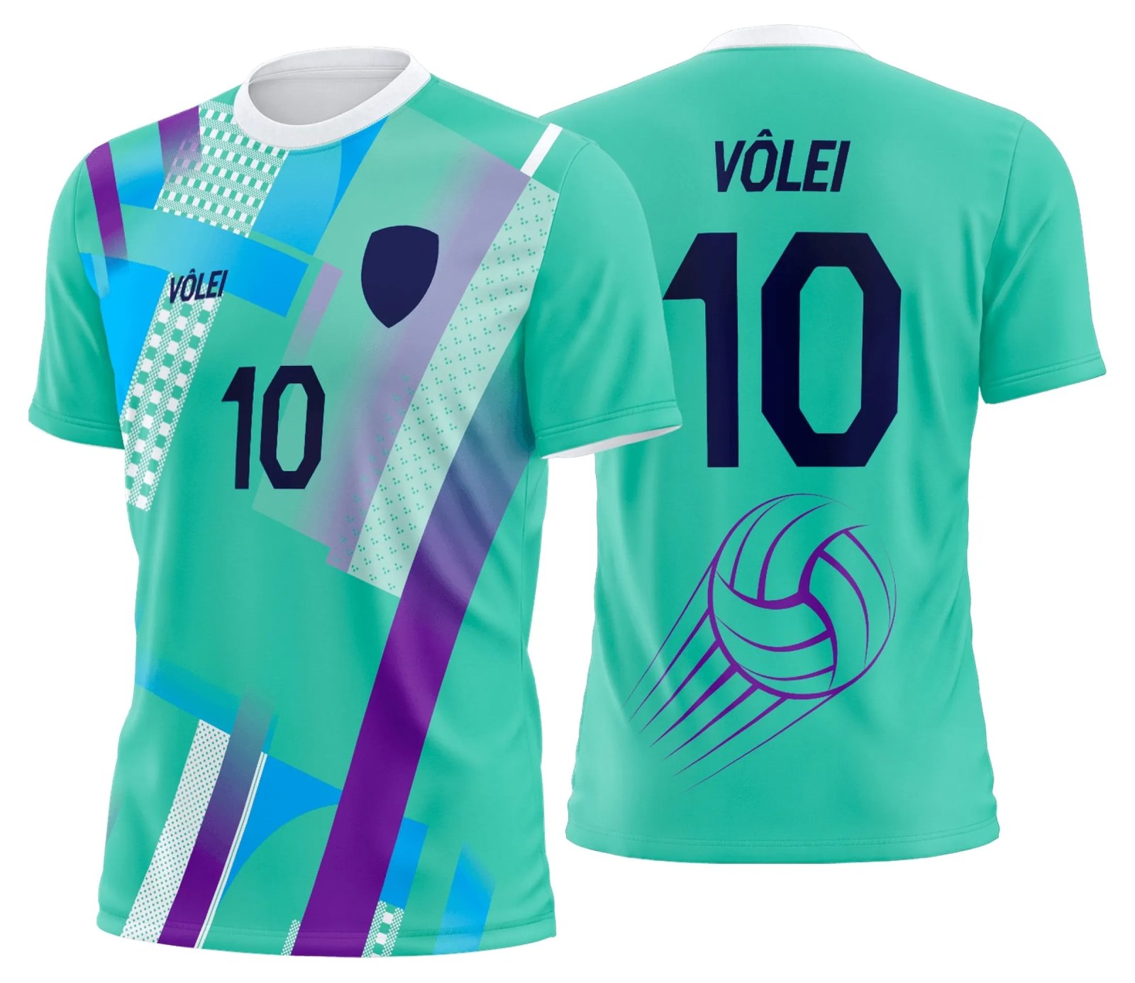 Arte Uniforme de Vôlei Personalizado Profissional