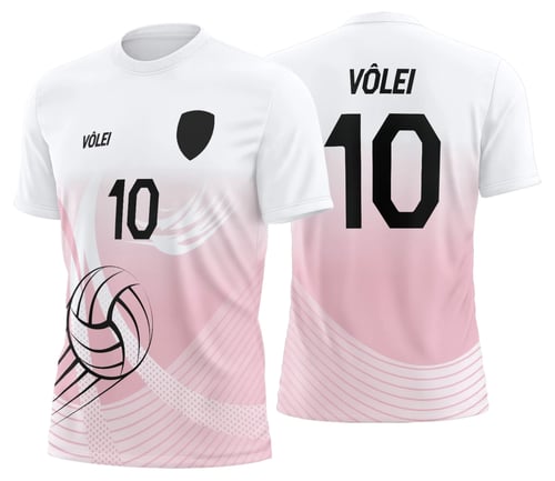 Arte Uniforme de Vôlei Personalizado Profissional