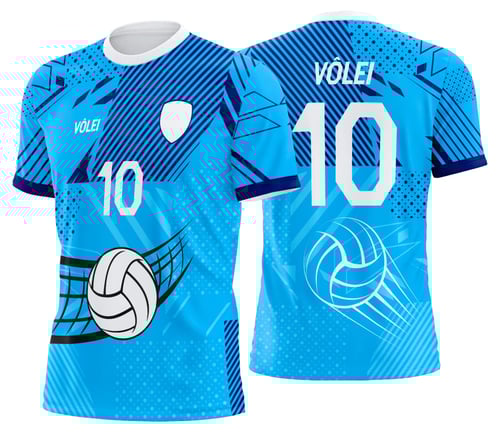 Arte Uniforme de Vôlei Personalizado Profissional