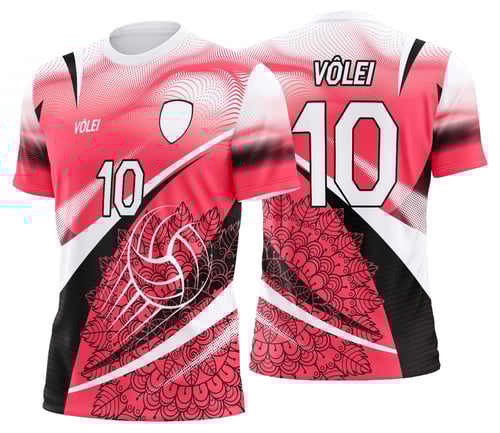 Arte Uniforme de Vôlei Personalizado Profissional
