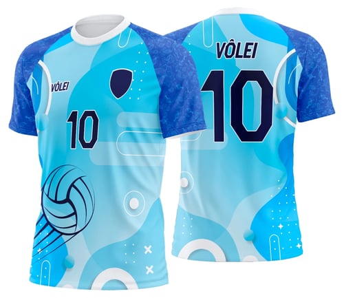 Arte Uniforme de Vôlei Personalizado Profissional