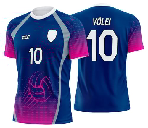 Arte Uniforme de Vôlei Personalizado Profissional