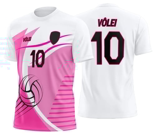 Arte Uniforme de Vôlei Personalizado Profissional