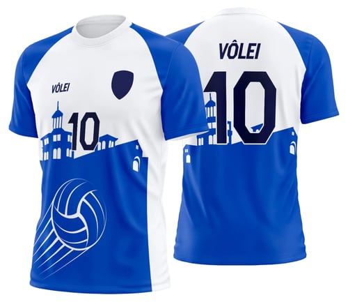 Arte Uniforme de Vôlei Personalizado Profissional