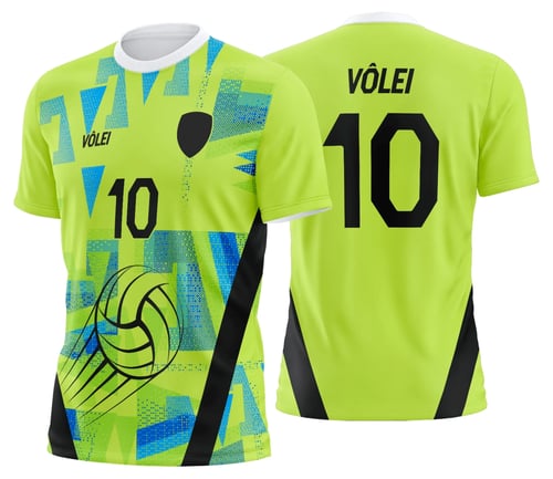 Arte Uniforme de Vôlei Personalizado Profissional