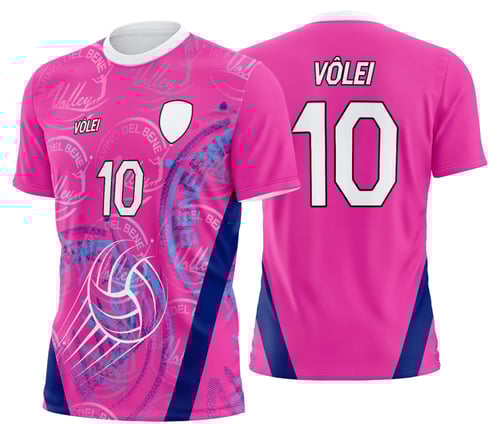 Arte Uniforme de Vôlei Personalizado Profissional