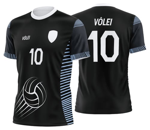 Arte Uniforme de Vôlei Personalizado Profissional