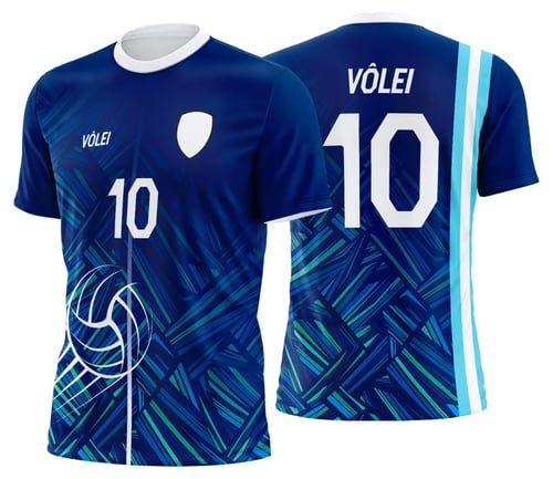 Arte Uniforme de Vôlei Personalizado Profissional