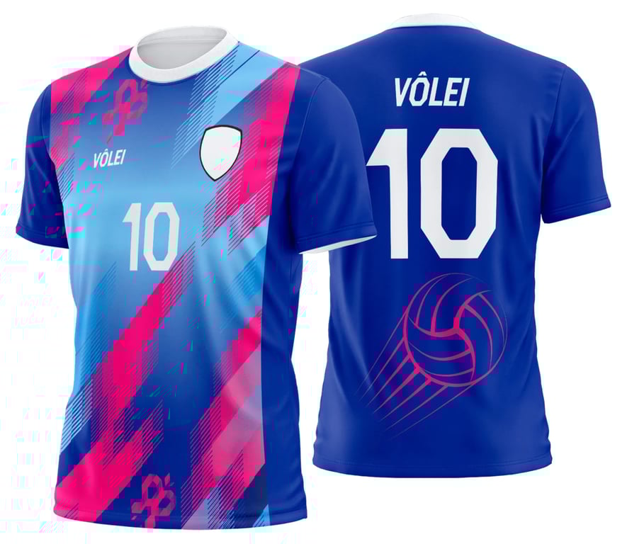 Arte Uniforme de Vôlei Personalizado Profissional