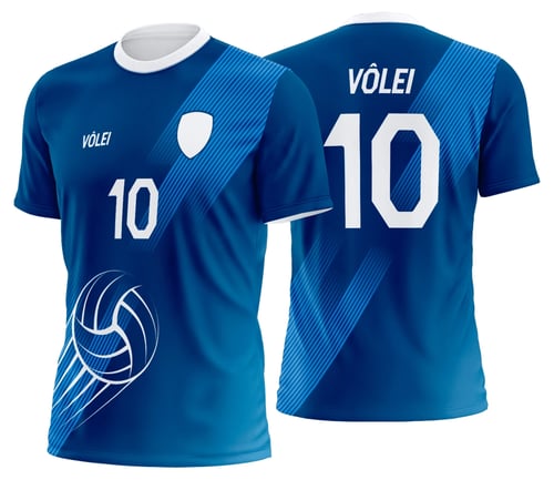 Arte Uniforme de Vôlei Personalizado Profissional