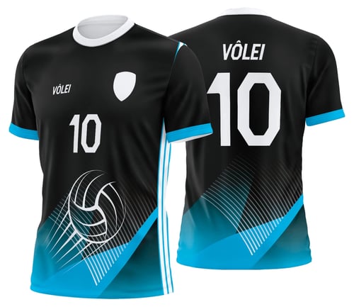 Arte Uniforme de Vôlei Personalizado Profissional