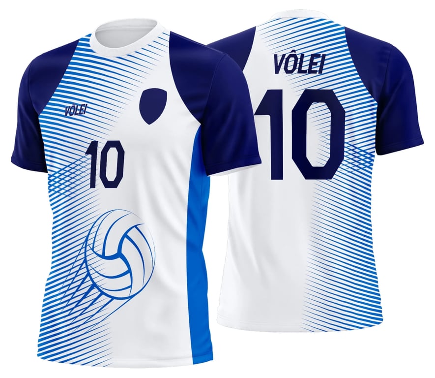 Arte Uniforme de Vôlei Personalizado Profissional