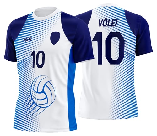 Arte Uniforme de Vôlei Personalizado Profissional
