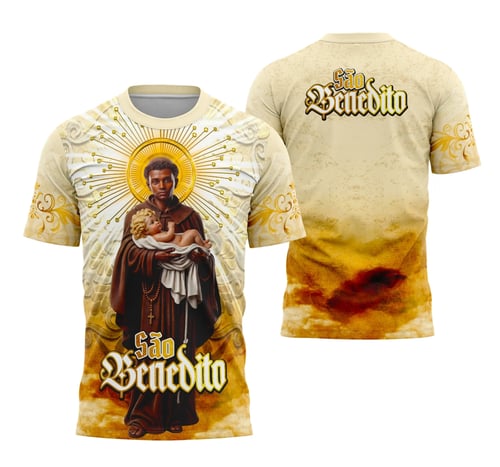 Camisa São Benedito Religião