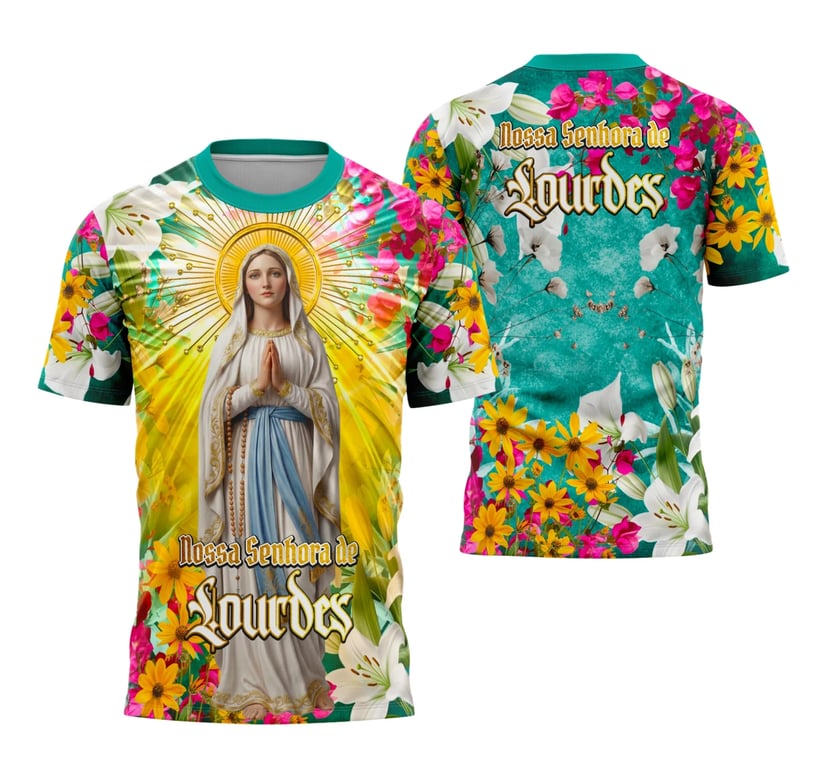 Camisa Nossa Senhora de Lourdes Religião