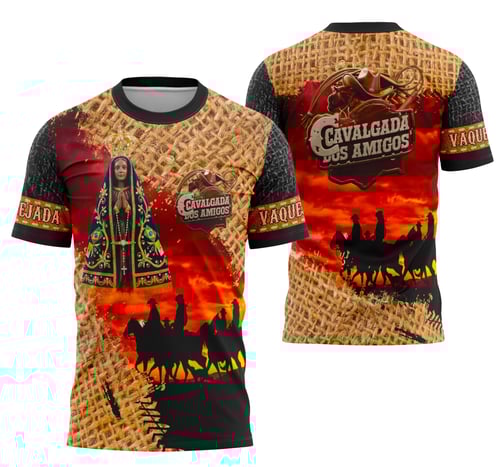 Camisa Vaquejada Cavalgada Rodeio Personalizada