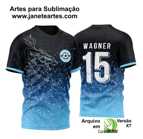 Arte Vetor Camisa InterClasse Lobo Coiote Traço Linha 2023