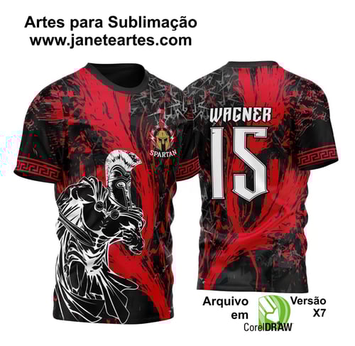 Arte Vetor Camisa InterClasse Spartanos 2023