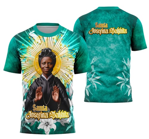 Arte Camisa Santa Josefina Bakhita Religião Católica