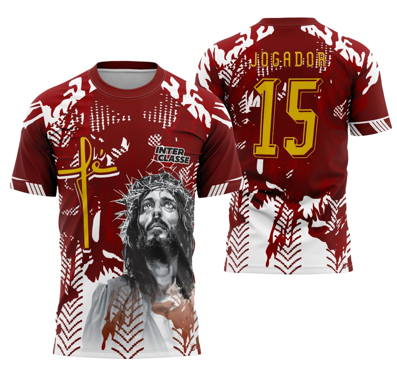 Camisa Interclasse Futebol Jesus Cristo