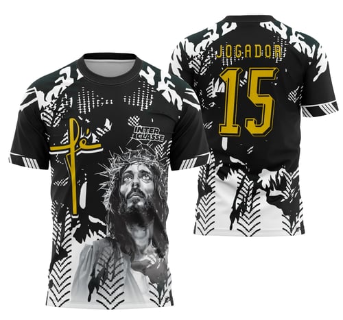 Camisa Interclasse Futebol Jesus Cristo
